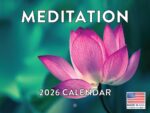 Meditation Calendar 2026 Monthly Wall Calender 12 Month | American Made In The USA - Image 2