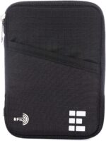 Passport Holder & Travel Wallet with RFID Blocking - Premium Document Organizer Case for Men and Women - Holds Passports, Cards, Tickets, ID, Cash - Compact Zippered Wallet - Midnight - Image 2