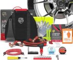 Swiss Safe 2-in-1 Car Emergency Kit | 12-FT Heavy-Duty Jumper Cables & 378-Piece Comprehensive Car First Aid Kit | Compact Roadside Auto Essentials for Vehicle Safety - Image 2