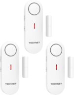 TECKNET Door Alarms for Kids Safety, Window Alarm Pool Alarms Door Alarm for Home Security, 2-in-1 Alarm & Chime, 3-Level Volume Control, Wireless Alarm for House Hotel Cars Sheds Caravans (3 Pack) - Image 2