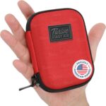 Thrive Mini First Aid Kit - Compact Travel Essentials for Camping & Cruise, Waterproof Survival Med Kit for Hiking, Portable Emergency Hiking Supplies Pouch, 66-Piece, Red Shell Case - Image 2