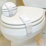 Toilet Locks Baby Proof Child Toddlers, [2 Packs] Sturdy Safety Toilet Lid Seat Proofer Lock for Kids Pets Dog, Easy Installation and Fit Most Toilets Bathroom (White) - Image 2