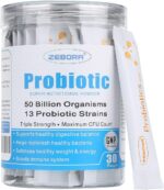 ZEBORA Probiotics for Women, Men and Kids, Prebiotics and Probiotics Powder for Digestive and Immune Gut Health - Support Healthy-Respiratory-System Gluten Free and Non GMO, 30 Packets - Image 2