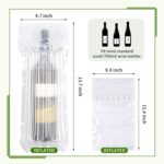 Wine Bottle Protector Travel Bags, 36 Packs Inflatable Air Column Packaging Bubble Cushion Wrap for Suitcase Luggage Airplane, Safety Shipping - Image 4
