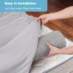 2Pack Travel Bed Rails for Toddlers | Non-Slip Soft Flocking Portable Inflatable Bed Rails for Toddlers | Travel Toddler Bed Rail for Full, Queen, King Size Beds | Portable Bed Rail for Travel - Image 5