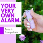 Securityman Personal Alarms for Women | Safety Alarm Keychain (Loud 130dB Siren and SOS Strobe Light) Everyday Self Defense Security Alarm Protection Device (Purple) - Image 5