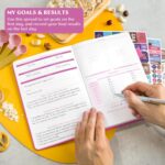 Legend Wellness Planner & Food Journal – Daily Diet & Health Journal with Weight Loss, Measurement & Exercise Trackers – Lifestyle & Nutrition Diary – Lasts 6 Months, A5 size – Hot Pink - Image 6