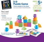 Learning Resources Mental Blox Critical Thinking Game, Homeschool, 20 Blocks, 40 Activity Cards, Ages 5+,Multicolor - Image 7