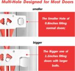 Upgrade Portable Door Lock Home Security Door Locks Travel Lockdown Locks for Additional Safety and Privacy Perfect for Traveling Hotel Home Apartment College - Image 4