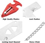 Upgrade Portable Door Lock Home Security Door Locks Travel Lockdown Locks for Additional Safety and Privacy Perfect for Traveling Hotel Home Apartment College - Image 8