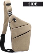 Crossbody Travel Bags for Women, Anti Theft Proof Safe Slim Sling Travel Purses, Personal Flex Shoulder Bag for Men Women - Image 4