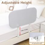 Grelife 33" Portable Travel Bed Rail for Toddlers (Compact), Fast Install, Adjustable Height, Tall Toddler Bed Rails for Crib, Single, Twin Bed, Foldable Baby Bed Rail Guard for Box, Flat Bed - Image 7