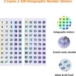 100 ps Fan-Shaped Nail Swatch Sticks with Number Stickers, Practice Nail Tips, Color Display Wheel, Sample Tips Sticks. (Natural) - Image 6