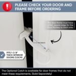 DOOR MONKEY Child Proof Door Lock & Pinch Guard - For Door Knobs & Lever Handles - Easy to Install - No Tools or Tape Required - Baby Safety Door Lock For Kids - Very Portable - Great for Dogs & Cats - Image 3