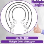 NAZOU 10Pack Security Cable with Loops 1/8IN Anti-Shedding Cable Lock for Tool Lanyard Travel Luggage Bike Steel Wire Lock Cable - Image 7