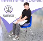 Bouncyband – Wiggle Seat – Purple, 13” D – Large Sensory Cushion for Kids Ages 6-18+ – Promotes Active Learning, Improves Student Productivity, Includes Easy-Inflation Pump - Image 6