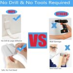 YEYA Upgraded No Drill Furniture Anchors for Baby Proofing, Anti-Tip Adjustable Straps, Strong Adhesive Backing 2 Pack - Image 3