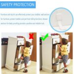 YEYA Upgraded No Drill Furniture Anchors for Baby Proofing, Anti-Tip Adjustable Straps, Strong Adhesive Backing 2 Pack - Image 4