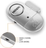 Door Alarms When Opened 2 Pack, New Version with Two Volume Levels, NOOPEL Window Alarm Sensors for Kids Safety Burglar Intruder Entry Alert, DIY Home Security, Battery Operated - Image 4