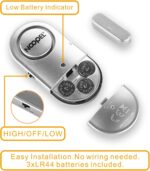 Door Alarms When Opened 2 Pack, New Version with Two Volume Levels, NOOPEL Window Alarm Sensors for Kids Safety Burglar Intruder Entry Alert, DIY Home Security, Battery Operated - Image 5