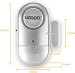Door Alarms When Opened 2 Pack, New Version with Two Volume Levels, NOOPEL Window Alarm Sensors for Kids Safety Burglar Intruder Entry Alert, DIY Home Security, Battery Operated - Image 6