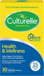 Culturelle Health & Wellness Daily Probiotic Supplement For Men & Women, Helps Support Your Immune System, Occasional Diarrhea, Gas & Bloating, 15 Billion CFUs, Non-GMO, 30 Count - Image 2