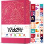 Legend Wellness Planner & Food Journal – Daily Diet & Health Journal with Weight Loss, Measurement & Exercise Trackers – Lifestyle & Nutrition Diary – Lasts 6 Months, A5 size – Hot Pink - Image 2