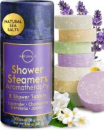 Shower Steamers Aromatherapy - Birthday Gifts for Women and Men - Shower Bombs Aromatherapy, Spa Day Essentials, Relaxation Spa Gifts - Self Care Stocking Stuffers (Lavender 8 Count) - Image 2