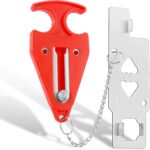 Upgrade Portable Door Lock Home Security Door Locks Travel Lockdown Locks for Additional Safety and Privacy Perfect for Traveling Hotel Home Apartment College - Image 2